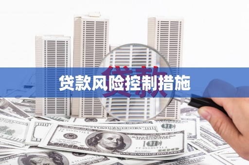 甘州贷款风险控制措施