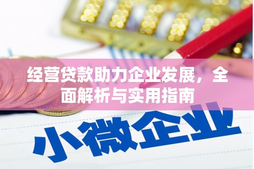 甘州经营贷款助力企业发展，全面解析与实用指南