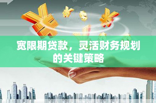 甘州宽限期贷款，灵活财务规划的关键策略