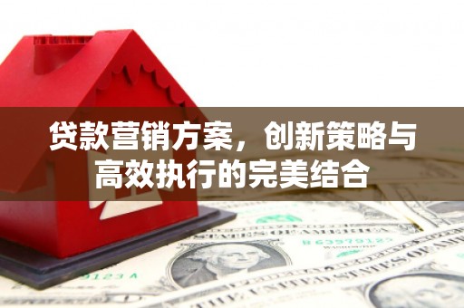 甘州贷款营销方案，创新策略与高效执行的完美结合