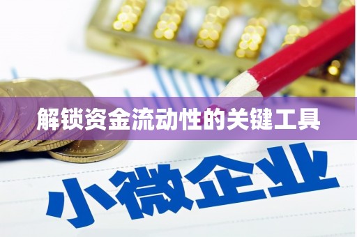 甘州解锁资金流动性的关键工具