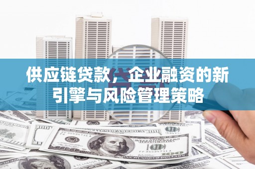 甘州供应链贷款，企业融资的新引擎与风险管理策略