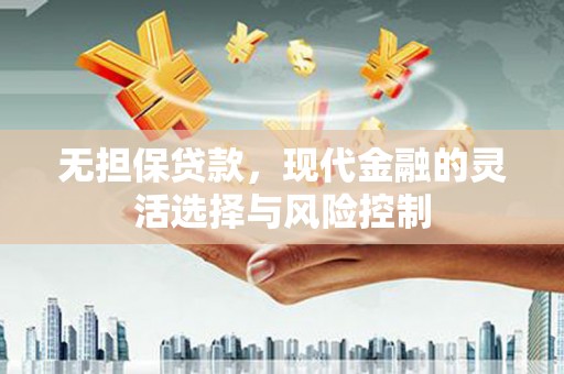 甘州无担保贷款，现代金融的灵活选择与风险控制