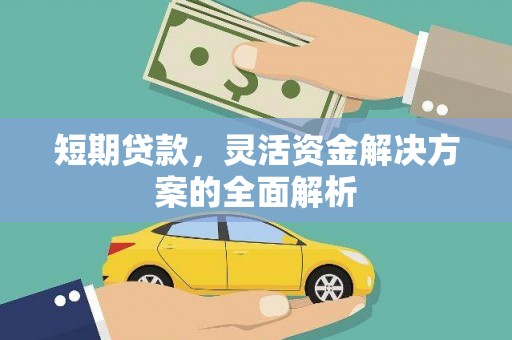 甘州短期贷款，灵活资金解决方案的全面解析