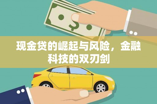 甘州现金贷的崛起与风险，金融科技的双刃剑