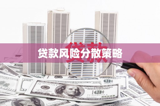 甘州贷款风险分散策略