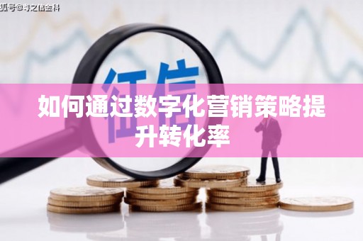 甘州如何通过数字化营销策略提升转化率