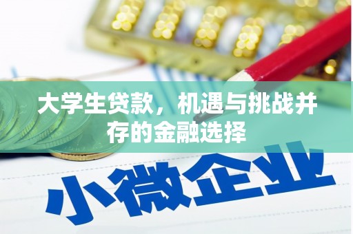 甘州大学生贷款，机遇与挑战并存的金融选择
