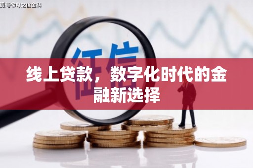 甘州线上贷款，数字化时代的金融新选择