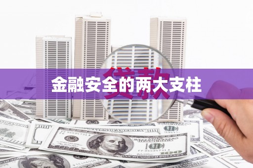 甘州金融安全的两大支柱