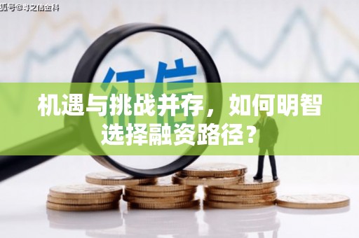 甘州机遇与挑战并存，如何明智选择融资路径？