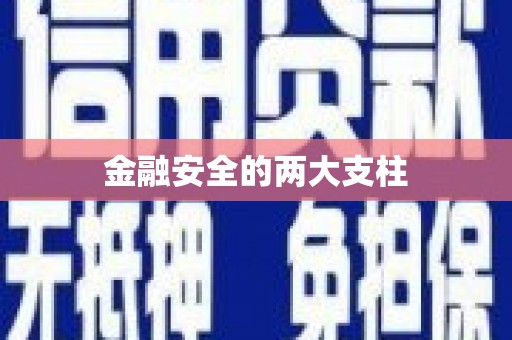 甘州金融安全的两大支柱