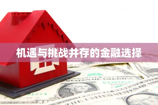甘州机遇与挑战并存的金融选择