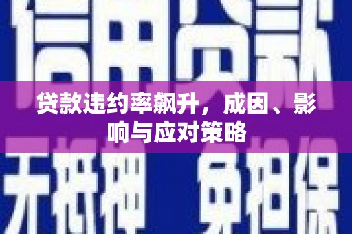 甘州贷款违约率飙升，成因、影响与应对策略